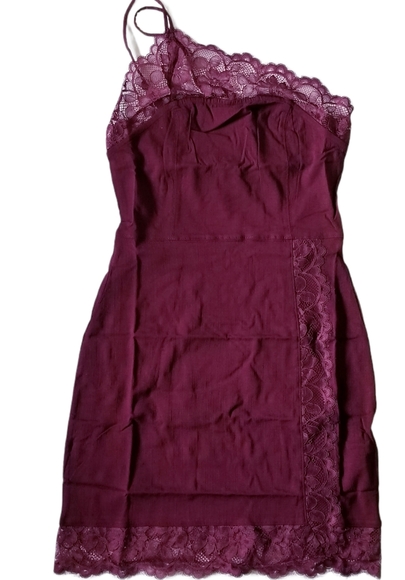 Free People Premonition Maroon Bodycon Dress - Picture 4 of 8